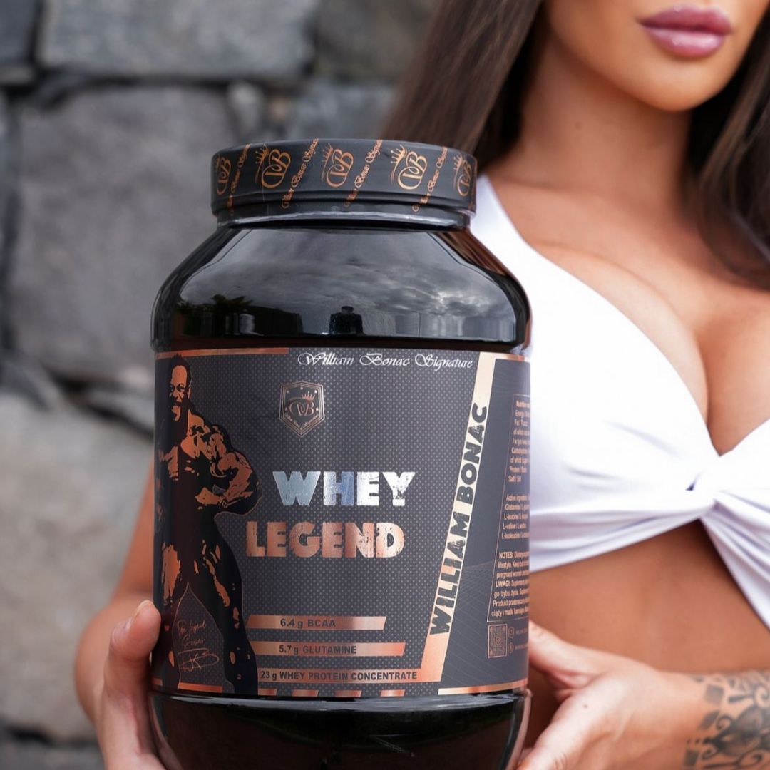 Srvátkový proteín, Srvátkový proteínový koncentrát, WHEY LEGEND, modelka