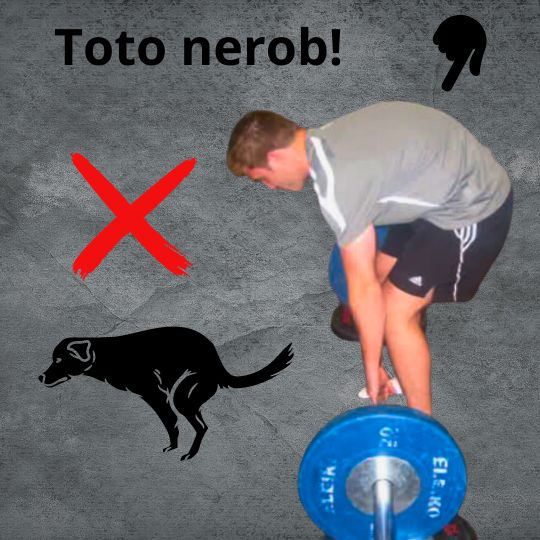 Technický zlé a nebezpečné prevedienie cviku