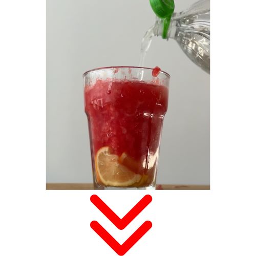 Obrázok pridania Sprite-u do drinku