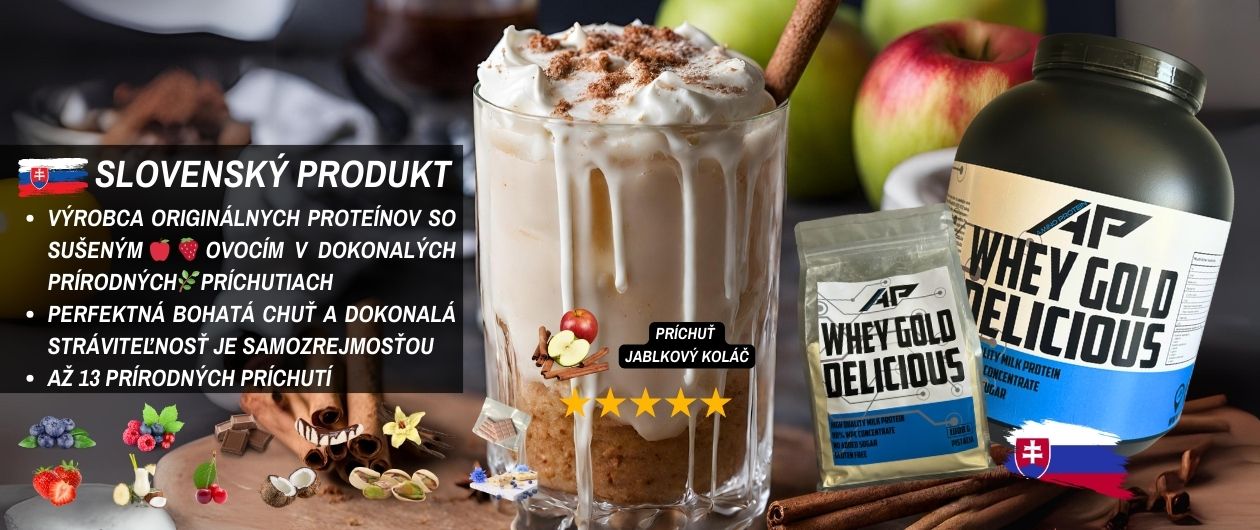 proteínový prášok Amino Protein whey gold delicious, proteín vyrobený na slovenksu